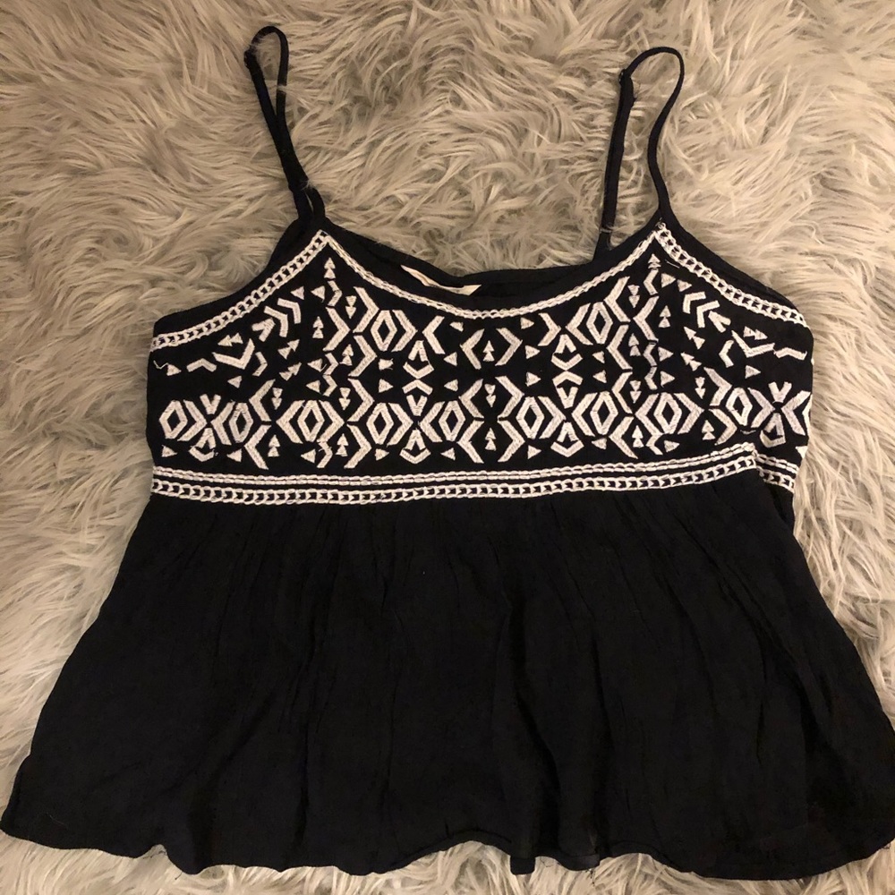 Black and White Tank Top